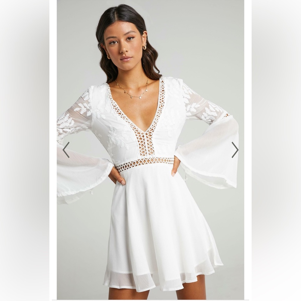 STOP PRETENDING DRESS IN WHITE